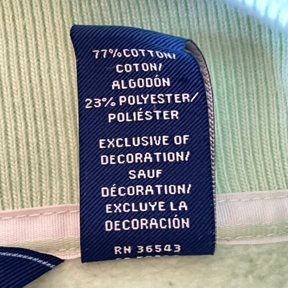 IZOD Lime Green Full Zip Fleece Jacket - Size Small Petite - Picture 5 of 6